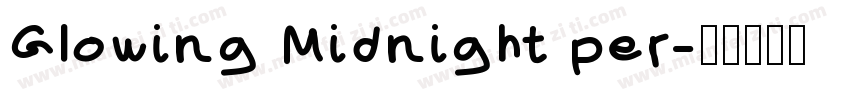 Glowing Midnight per字体转换